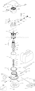 Part Location Diagram of N030459 DeWALT BRUSH & SPRING